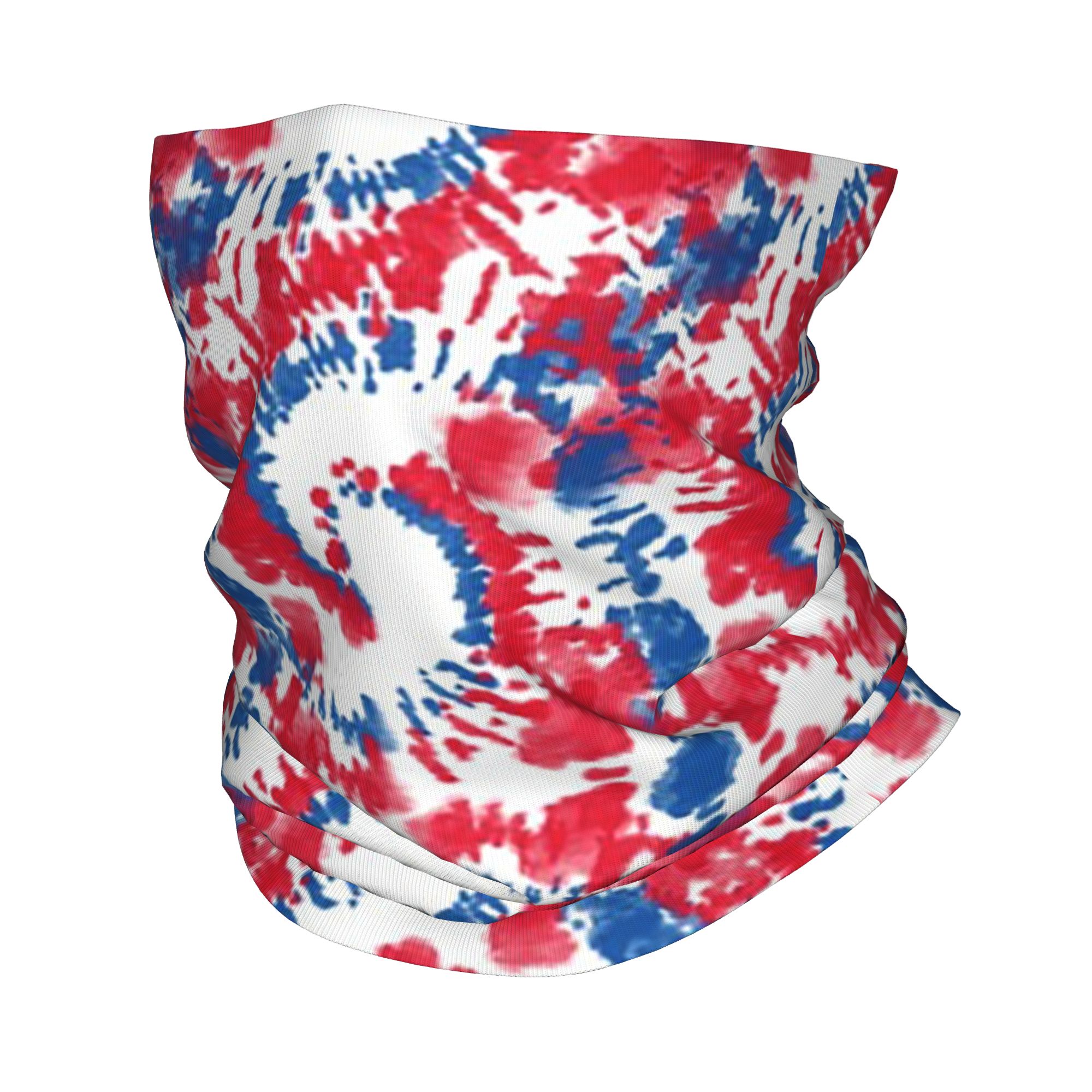 Shibori Tie Dye - Красная многофункциональная бандана-маска с узором тай-дай
