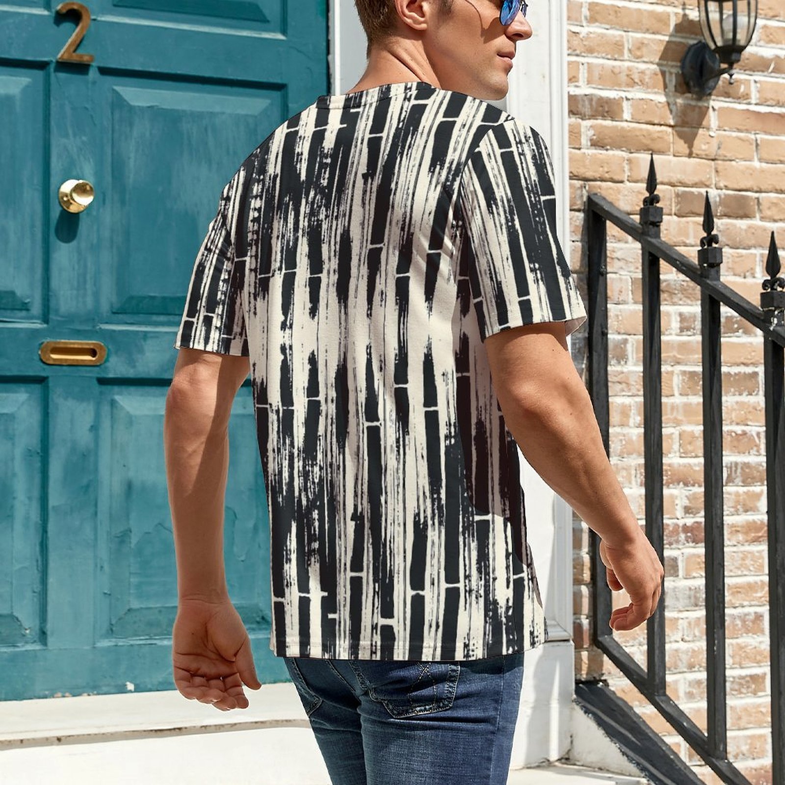 Летняя футболка черного цвета  – обзор и цена Shibori Tie Dye
