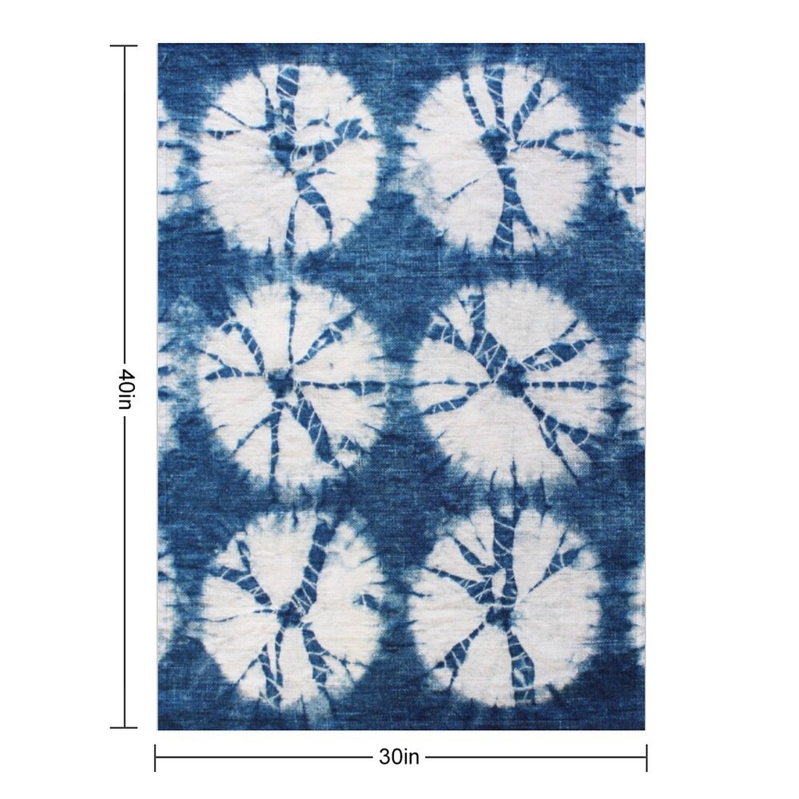 Плед с узором «Шибори», цвет и – обзор и цена Shibori Tie Dye