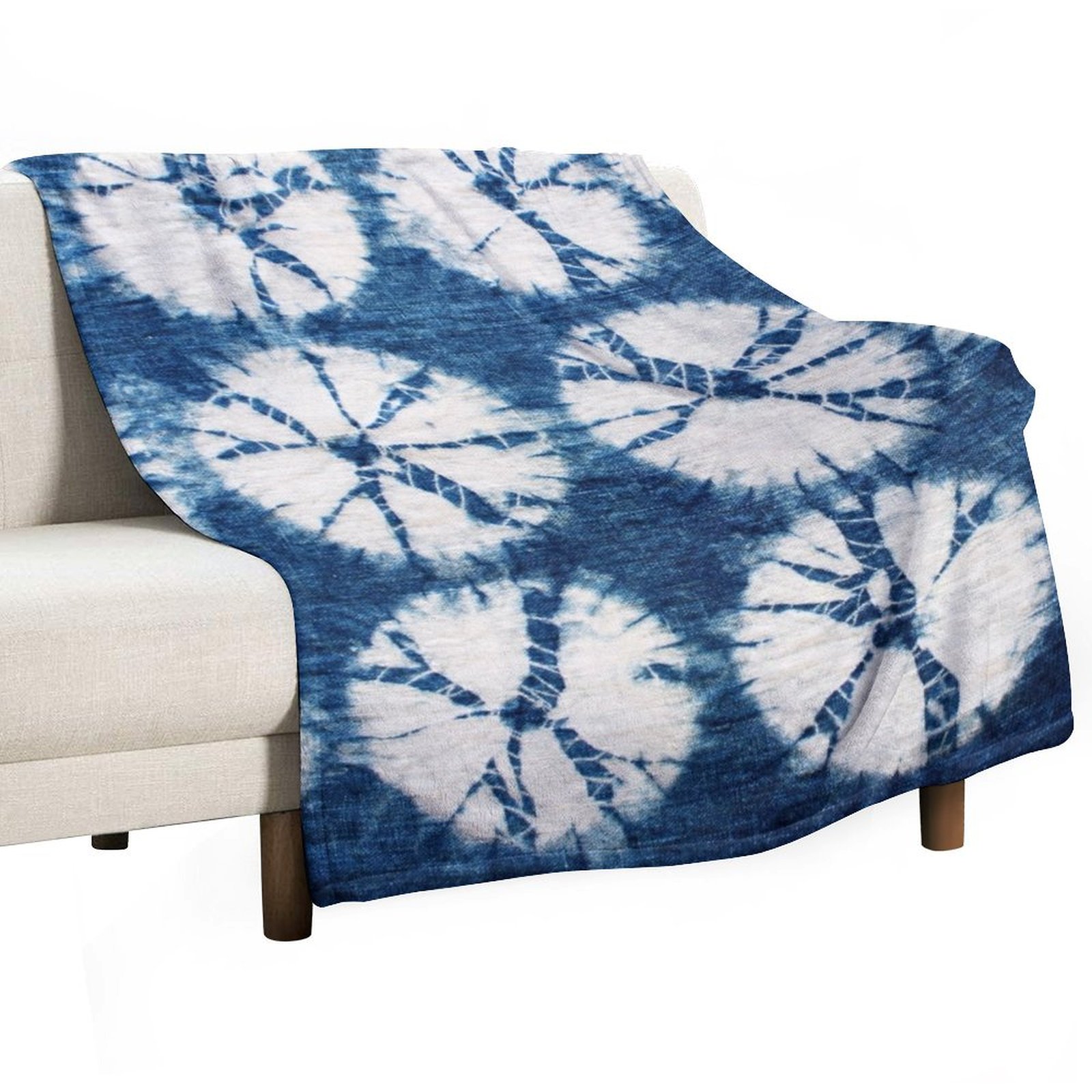 Плед с узором «Шибори», цвет и – обзор и цена Shibori Tie Dye