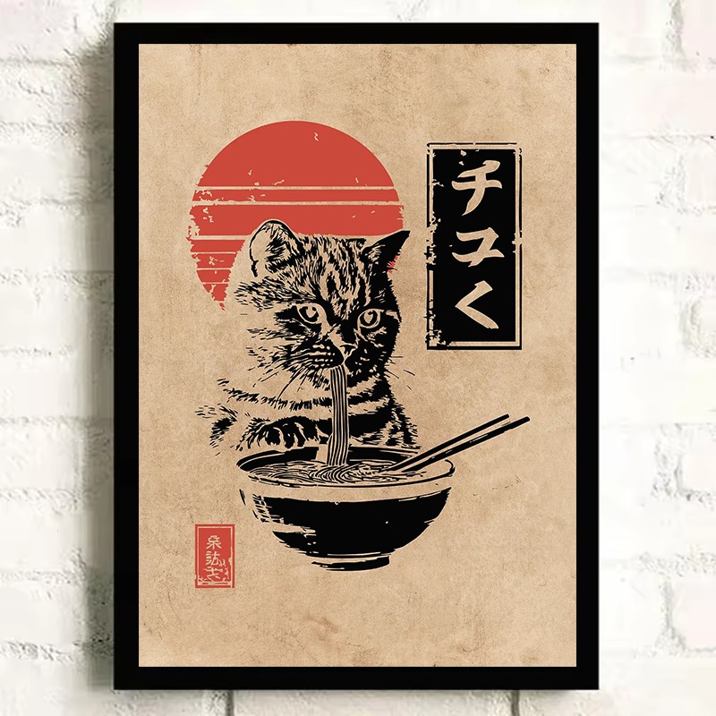 Винтажный японский постер с ка – обзор и цена Japanese Lifestyle Gifts