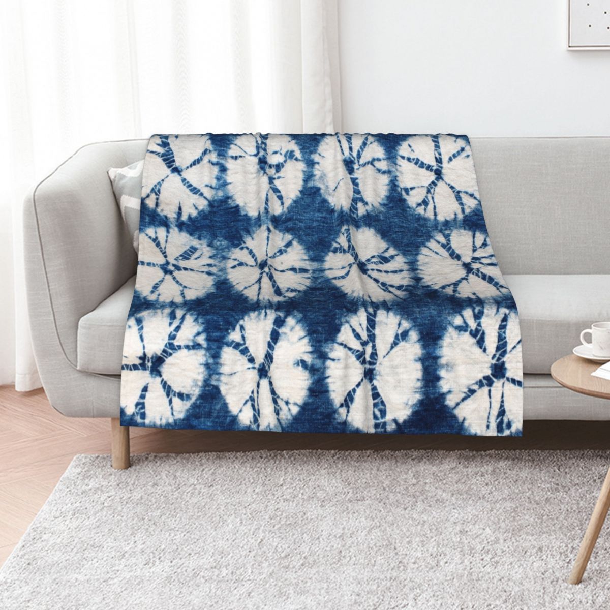 Плед с узором «Шибори», цвет и – обзор и цена Shibori Tie Dye