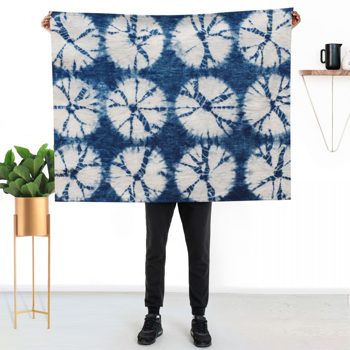 Плед с узором «Шибори», цвет и – обзор и цена Shibori Tie Dye