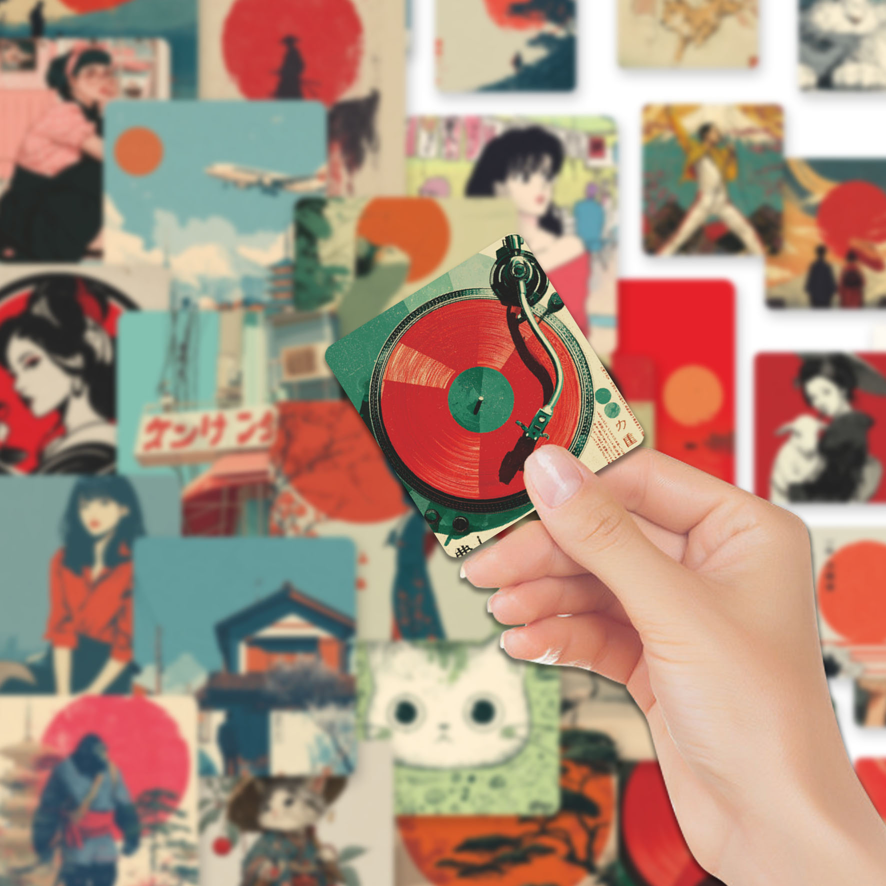 58 японских виниловых наклеек  – обзор и цена Japanese Culture Lifestyle