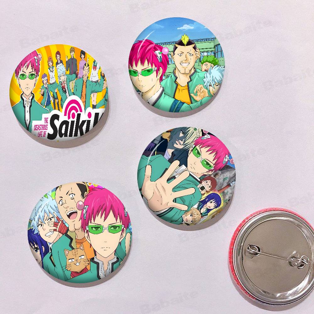 Фотоброши и значки Saiki K Dis – обзор и цена Japanese Lifestyle Gifts
