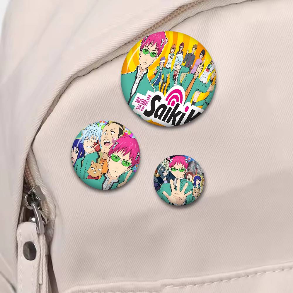 Фотоброши и значки Saiki K Dis – обзор и цена Japanese Lifestyle Gifts