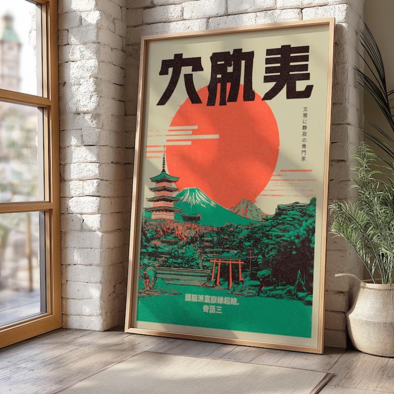 Ретро-постер с изображением яп – обзор и цена Japanese Lifestyle Gifts
